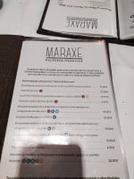 Maraxe menu