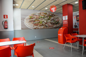 Telepizza Rey Carlos Iii food