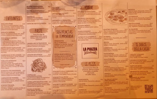 La Piazza Correos menu