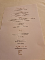 Cassana menu