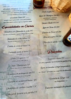 El Pregonero menu