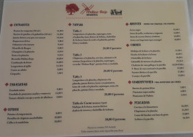 Molino Rojo Valladolid menu