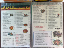 Munich Iii menu