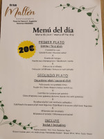 Mallen menu