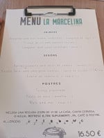 La Marcelina menu