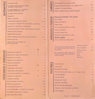 Beatriz menu