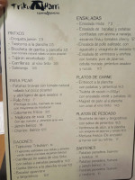 Trikuharri Taberna Jatetxea menu