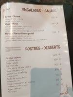 Manolo De Marce menu