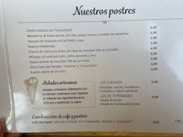 El Mirador De Les Caves menu