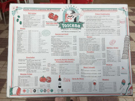 Toscana menu