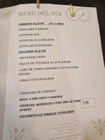 La Vieja Bruselas menu