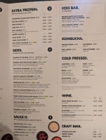 Honest Greens Castellana menu