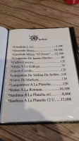 El Fuero menu