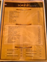 Wakiki Bar Restaurante menu