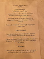 Portal De Mar menu