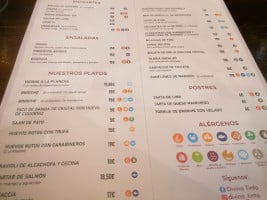 Divino Tinto menu