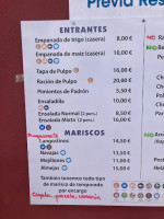 Areacova menu