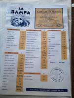 La Rampa Muelle N° 26 Sl menu