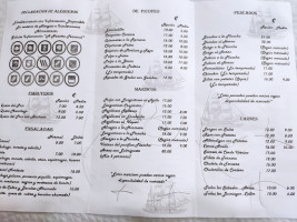 Meson Nordeste menu