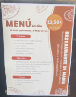 D'maria menu