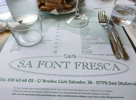 Sa Font Fresca food