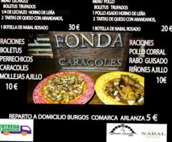 Fonda Caracoles food