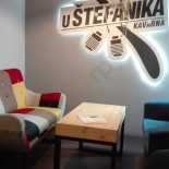Kavárna U Štefánika inside