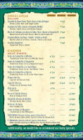 Los Coloniales menu