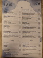 Blau menu