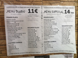 Almeda Torremejia menu