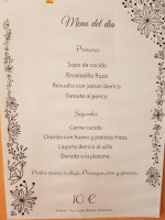 De La Dehesa A Su Mesa menu