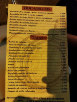 O´RETORNOA Rua menu