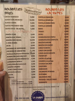 A Canota menu