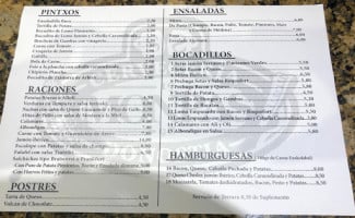 Monpas menu