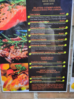 Casa Arturo menu