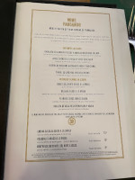 Wine Fandango menu