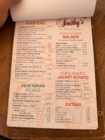 Smithy's menu