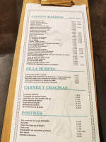 Maroma menu