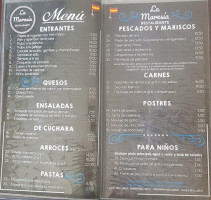 La Maresia menu