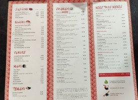 Gadisushi menu