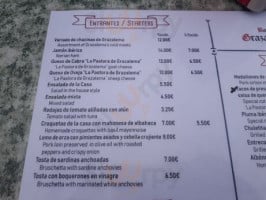 Grazalema Plaza menu