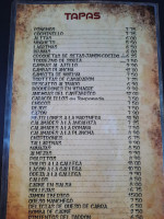 Los Cazadores menu