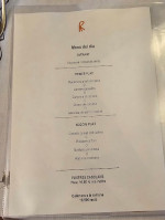 Can Roca menu