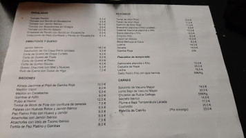 El Guacamole menu