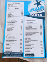 Costa Azul menu