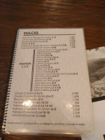 M. Isla menu