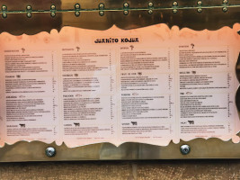 Juanito Kojua menu