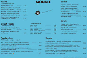 Monkee Koffee inside