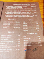 La Carme menu