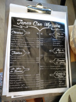 Taperia Morrina menu